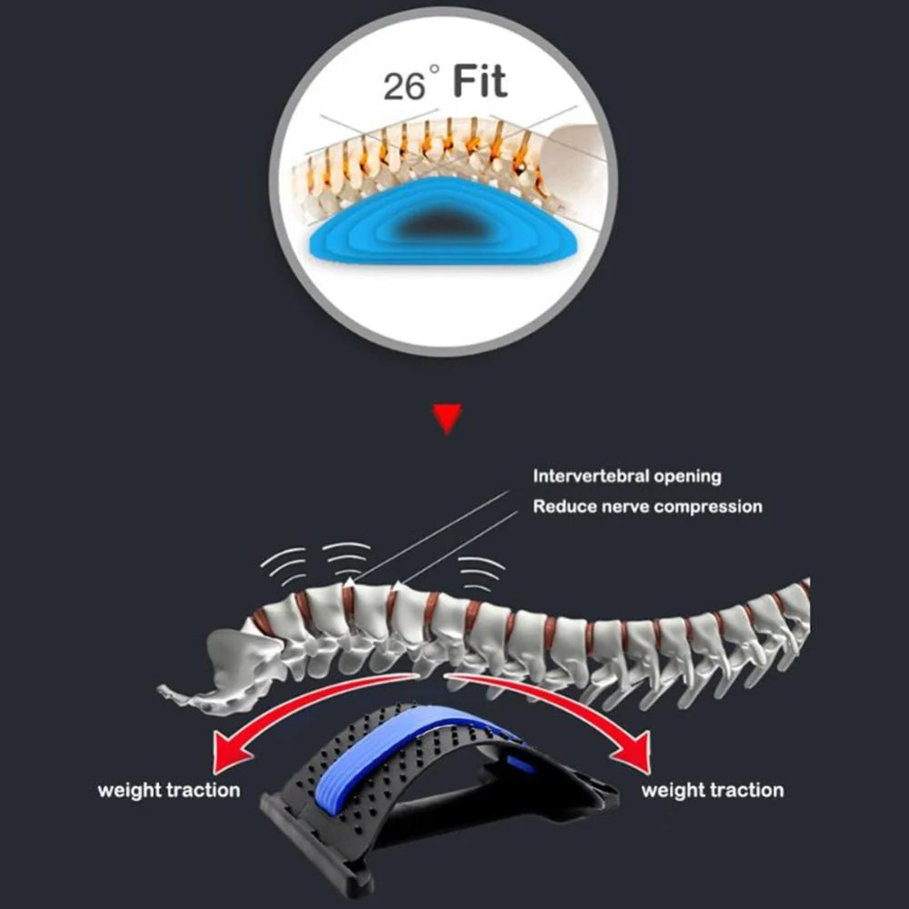 Magnetic Therapy Acupuncture Massage Lumbar Stretcher